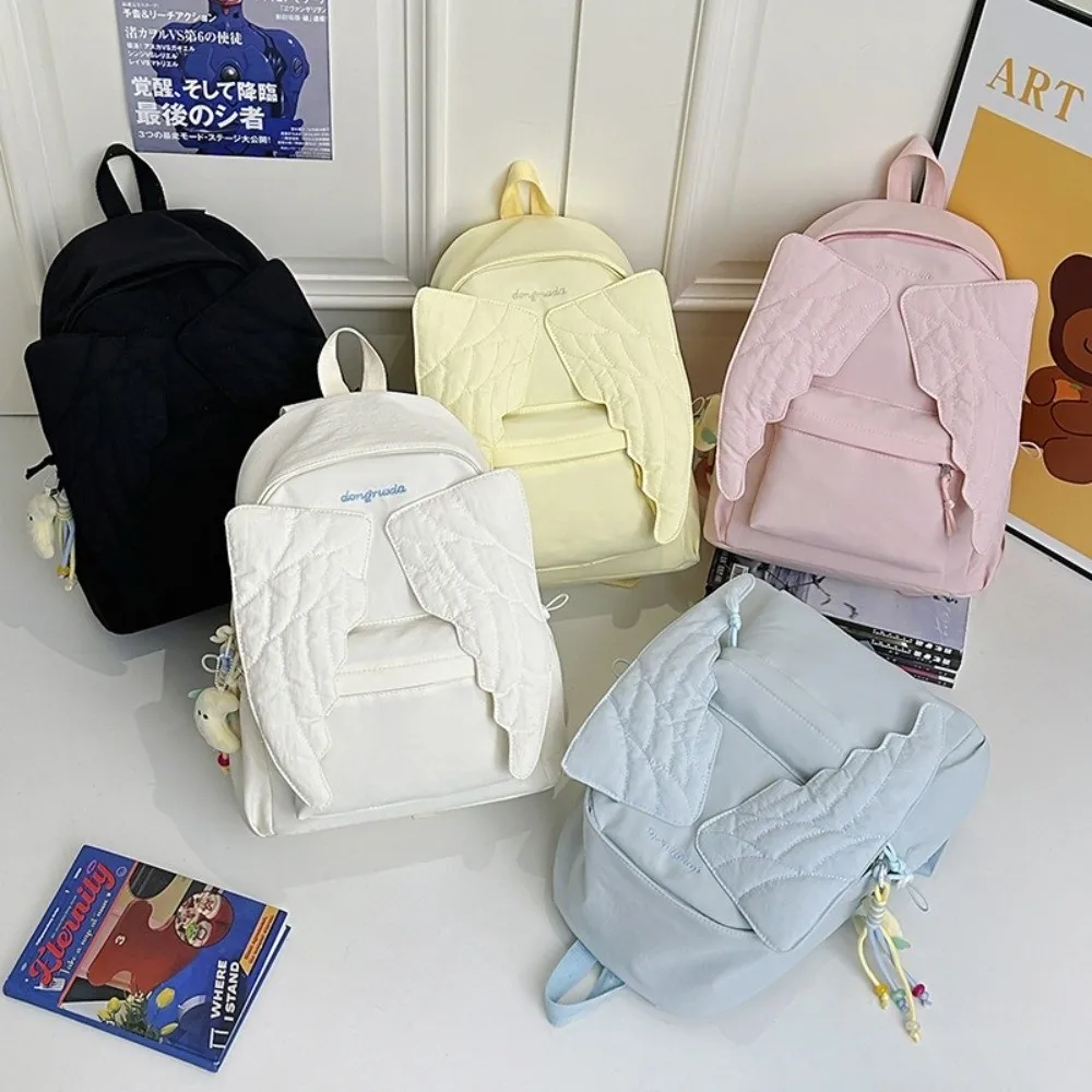 Versatile Angel Wing Backpack  - Canvas Backpack Casual ulasan dan harga