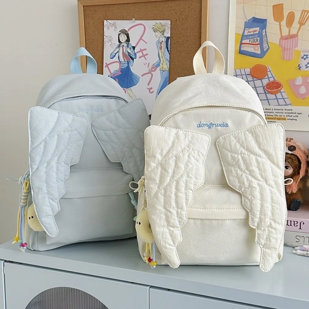Versatile Angel Wing Backpack  - Canvas Backpack Casual ulasan dan harga